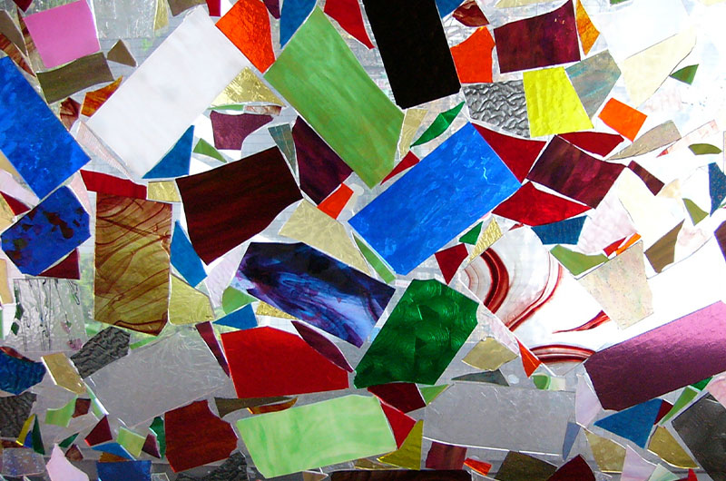 ステンドグラス表札制作を外構工事と並行して東近江市で受注